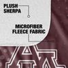 Alabama A & M University Blanket, 50"x60" Logo Dots Silky Touch Sherpa Back Super Soft Throw Blanket view 4