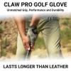 CaddyDaddy Claw PRO Golf Gloves for Men | Flex-Mesh Suede/Design for Cool Ventilation | Lasts 3-5 Times Longer Than Leather | Silicone-Web Coating for Maximum Grip | Washable | Grey | LH-XXL view 2