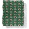 Ohio University Blanket, 50"x60" Logo Pattern Silky Touch Sherpa Back Super Soft Throw Blanket view 1
