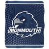 Monmouth University Blanket, 50"x60" Logo Dots Silky Touch Sherpa Back Super Soft Throw Blanket view 2