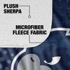 Monmouth University Blanket, 50"x60" Logo Dots Silky Touch Sherpa Back Super Soft Throw Blanket view 4