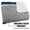University of Nevada Reno Blanket, 50"x60" Logo Dots Silky Touch Sherpa Back Super Soft Throw Blanket view 3