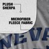 University of Nevada Reno Blanket, 50"x60" Logo Dots Silky Touch Sherpa Back Super Soft Throw Blanket view 4