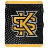 Kennesaw State University Blanket, 50"x60" Logo Dots Silky Touch Sherpa Back Super Soft Throw Blanket view 2