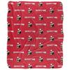 Youngstown State University Blanket, 50"x60" Logo Pattern Silky Touch Sherpa Back Super Soft Throw Blanket view 2