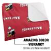 Youngstown State University Blanket, 50"x60" Logo Pattern Silky Touch Sherpa Back Super Soft Throw Blanket view 3