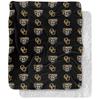 Oakland University Blanket, 50"x60" Logo Pattern Silky Touch Sherpa Back Super Soft Throw Blanket view 1
