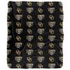 Oakland University Blanket, 50"x60" Logo Pattern Silky Touch Sherpa Back Super Soft Throw Blanket view 2