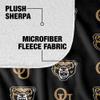 Oakland University Blanket, 50"x60" Logo Pattern Silky Touch Sherpa Back Super Soft Throw Blanket view 4