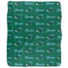Tulane University Blanket, 50"x60" Logo Pattern Silky Touch Sherpa Back Super Soft Throw Blanket view 2