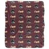 Loyola University Chicago Blanket, 50"x60" Logo Pattern Silky Touch Sherpa Back Super Soft Throw Blanket view 2