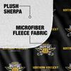 Northern Kentucky University Blanket, 50"x60" Logo Pattern Silky Touch Sherpa Back Super Soft Throw Blanket view 4