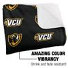 Virginia Commonwealth University Blanket, 50"x60" Logo Pattern Silky Touch Sherpa Back Super Soft Throw Blanket view 3