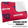 University of Dayton Blanket, 50"x60" Logo Pattern Silky Touch Sherpa Back Super Soft Throw Blanket view 3