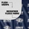 University of New Hampshire Blanket, 50"x60" Logo Pattern Silky Touch Sherpa Back Super Soft Throw Blanket view 4