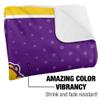 Western Illinois University Blanket, 50"x60" Logo Dots Silky Touch Sherpa Back Super Soft Throw Blanket view 3