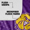 Western Illinois University Blanket, 50"x60" Logo Dots Silky Touch Sherpa Back Super Soft Throw Blanket view 4