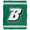 Binghamton University Blanket, 50"x60" Primary Logo Stripes Silky Touch Sherpa Back Super Soft Throw Blanket view 2