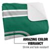 Binghamton University Blanket, 50"x60" Primary Logo Stripes Silky Touch Sherpa Back Super Soft Throw Blanket view 3