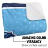 University of San Diego Blanket, 50"x60" Logo Dots Silky Touch Sherpa Back Super Soft Throw Blanket view 3