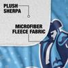 University of San Diego Blanket, 50"x60" Logo Dots Silky Touch Sherpa Back Super Soft Throw Blanket view 4