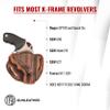 1791 GUNLEATHER Revolver Holster - Fits 2.75" Barrel K-Frame Pistols and Similar Guns - OWB Right Handed Leather Gun Holster (RVH Size 2s) view 3