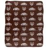 St. Bonaventure University Blanket, 50"x60" Logo Pattern Silky Touch Sherpa Back Super Soft Throw Blanket view 2