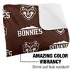 St. Bonaventure University Blanket, 50"x60" Logo Pattern Silky Touch Sherpa Back Super Soft Throw Blanket view 3