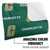 University of North Carolina - Charlotte Blanket, 50"x60" Logo Pattern Silky Touch Sherpa Back Super Soft Throw Blanket view 3