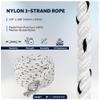 Five Oceans Anchor Rode, Hand Spliced Rope and Chain Combination, 3/8" x 100' Nylon 3-Strand Rope, 1/4" x 3' Hot Dipped Galvanized Steel Chain - FO4577 view 4