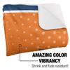 Bucknell University Blanket, 50"x60" Logo Dots Silky Touch Sherpa Back Super Soft Throw Blanket view 3