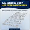 Five Oceans FO4569-GN10 Marine Boat Anchor Lead Chain 5/16 inches x 10 Feet Hot-Dipped Galvanized Steel with 2 AISI316 Stainless Steel 5/16 inches Bow Shackles view 3