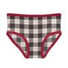 KicKee Printed Girls Underwear, Incredibly Soft Little Girl Panties, Snug Fit, All Day Wear (Midnight Holiday Plaid - 2T-3T) view 1