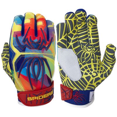 Spiderz Hybrid Baseball/Softball Batting Gloves, Adult XX-Large