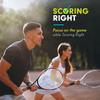 Scoring Right Tennis Net Height Mini Measuring Tape and Keyring, Portable 59 Inch Flexible Measuring Tape for Measuring Tennis Net Height, Green view 3