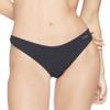 Calvin Klein Women Ribbed Thong QD3884 Black view 1