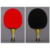 LINGOSHUN Table Tennis Bat Offensive,Professional Ping Pong Racket with ITTF Approved Rubber, Perfect for Intermediate and Amateurs / 6 Stars/Long Handle view 2