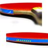LINGOSHUN Table Tennis Bat Offensive,Professional Ping Pong Racket with ITTF Approved Rubber, Perfect for Intermediate and Amateurs / 6 Stars/Long Handle view 3
