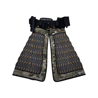 PHYNEDI Tactical Skirt Armor Guards, Non-slip Handmade Classical Medieval Warrior Knight Samurai Tactical Combat Armor Protector Defense 500D Clothing Equipment, 2Pcs (without Belt)