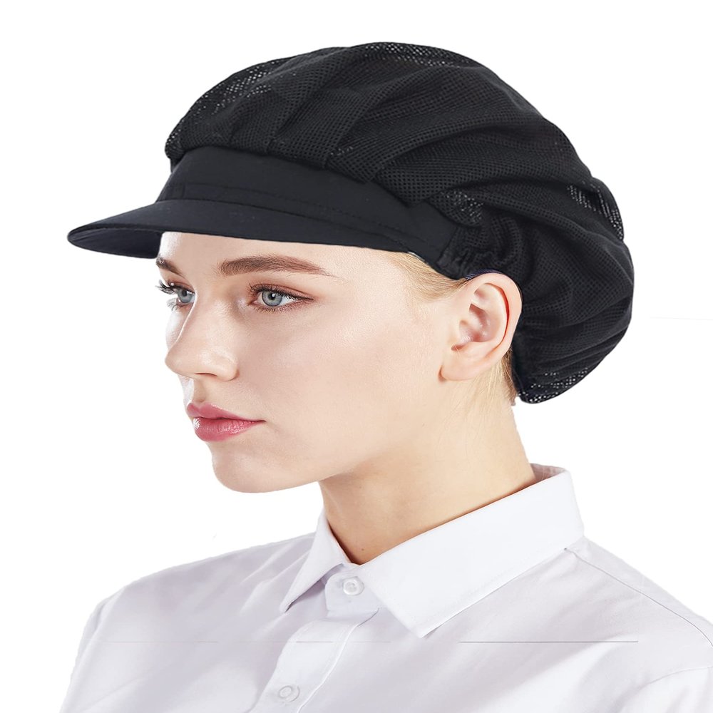 Nanxson 3pcs Chef Hat Kitchen Cooking Chef Cap Food Service Hair Nets CF9033