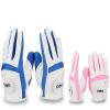 chensong Pack 1 Pair Golf Gloves Kids Microfiber Cloth Breathable Anti-Slipping Gloves Blue Pink Left Hand Right Hand Golf Glove (Color : Blue, Size : XX L) view 2