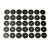 RLECS 2 Sheets Pool Table Marker Dots 35mm Dia. Black Ball Locator Sticker Snooker Pool Accessories 70pcs Spots In Total view 2
