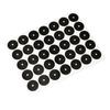 RLECS 2 Sheets Pool Table Marker Dots 35mm Dia. Black Ball Locator Sticker Snooker Pool Accessories 70pcs Spots In Total view 3