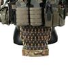 PHYNEDI Tactical Crotch Armor Guards, Non-slip Handmade Classical Medieval Warrior Knight Samurai Combat Protector Defense 500D Clothing Equipment (without Vest), 2 (Bright Silver), 19 x 26cm view 2