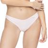 Calvin Klein Women's Ribbed Thong, QD3884, Barely Pink, XL view 1