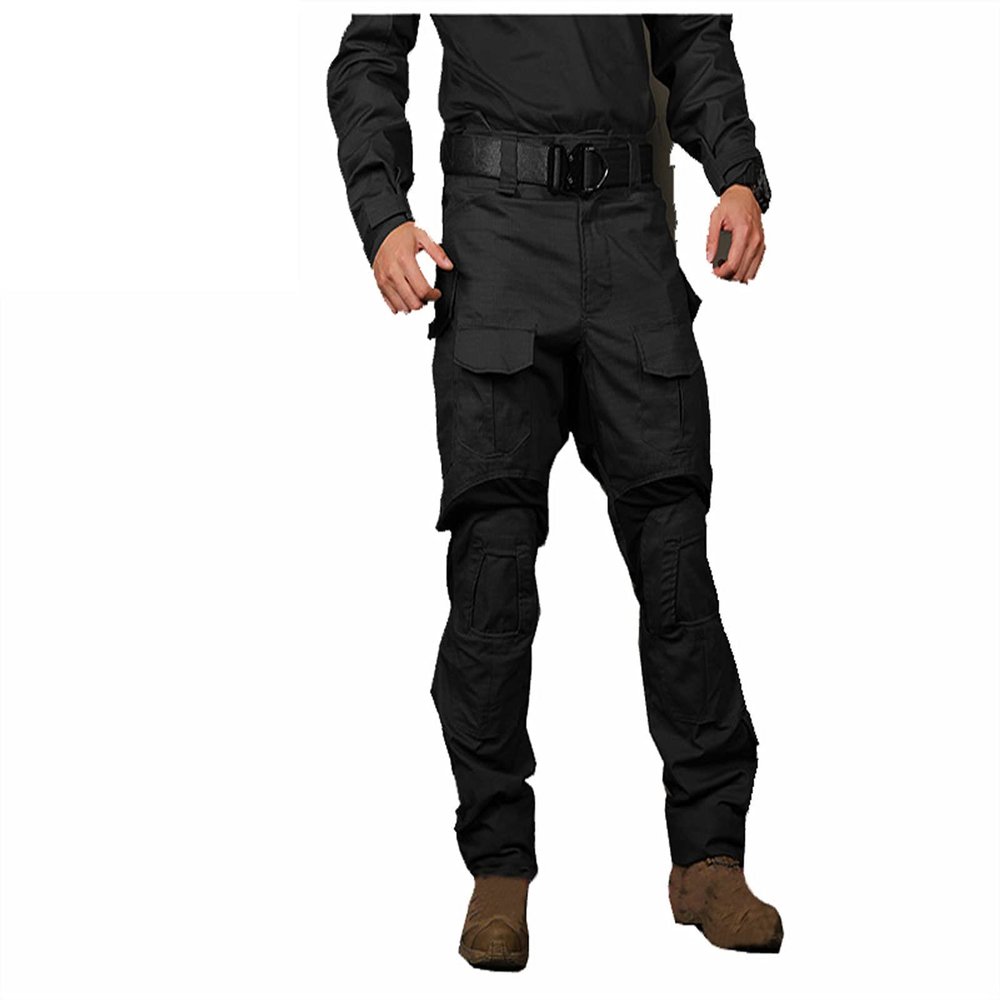 Emerson Airsoft Tactical Combat Pants Hunting BDU Gen3 Pants with Knee Pad Black (XX-Large)