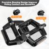 MEGHNA Bike Pedals Non-Slip Bicycle Aluminium Alloy Pedals 1/2 inch Pedal for Mountain Bike Kid Bike Freestyle BMX Bike, Beach Cruiser Bike view 4