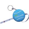 Scoring Right Tennis Net Height Mini Measuring Tape and Keyring, Portable 59 Inch Flexible Measuring Tape for Measuring Tennis Net Height, Blue view 1