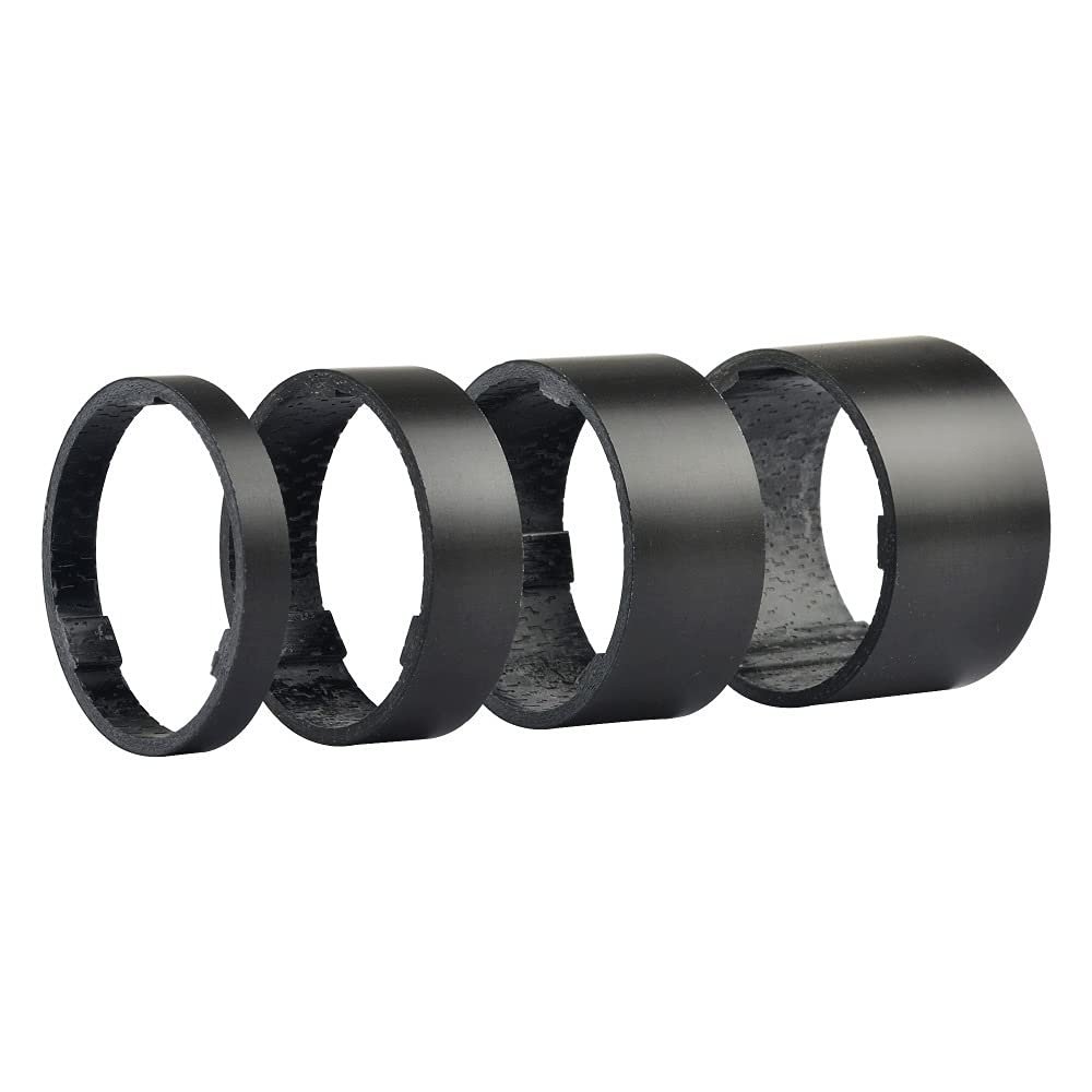 Carbon Fiber Bicycle Washer Stem Spacers Kit to Fix The Bicycle MTB Accessories 5mm 10mm 15mm 20mm Glossy& Matte (Color : 5 10 15 20mm MatteUD)