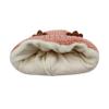 AIBEARTY Cute Deer Elk Antlers Baby Hat Winter Warm Plush Knitted Ear Warmer Bonnet Boys Girls Cap Beanie with Chin Strap Pink view 4